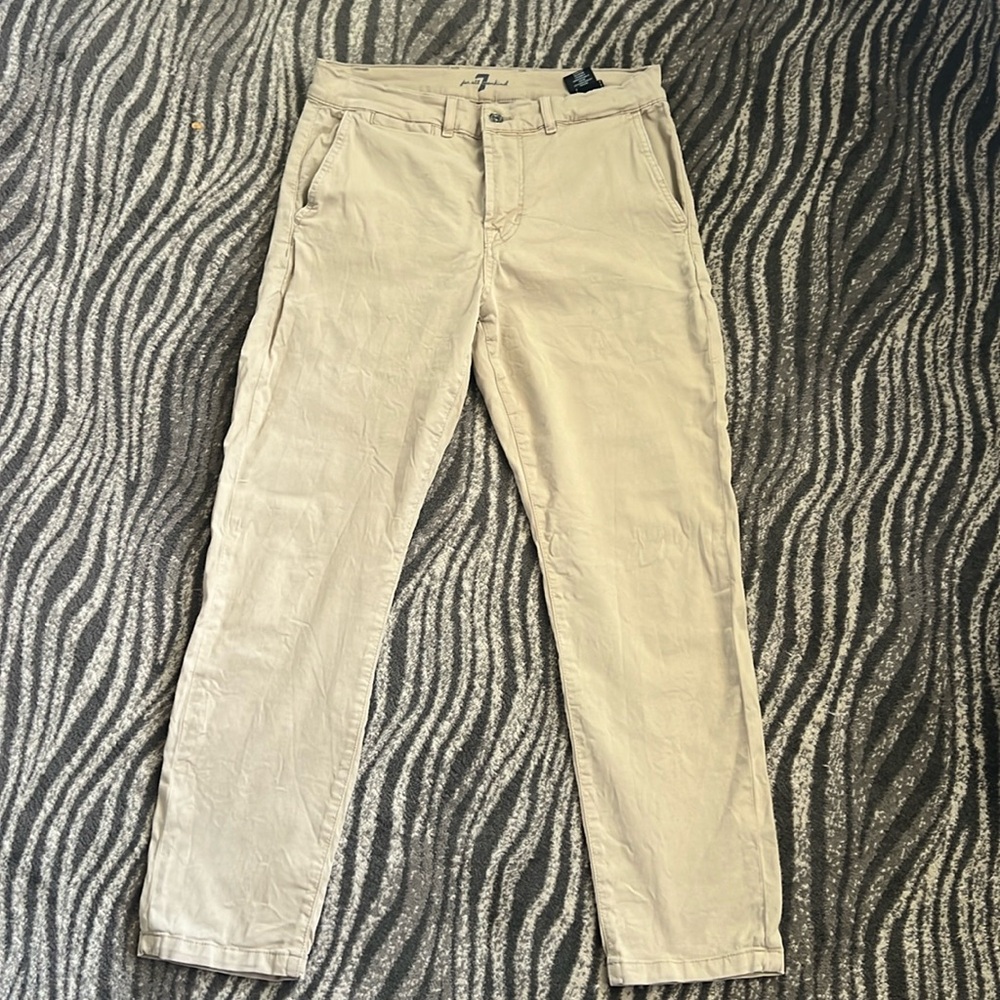 Men’s 7 for all Mankind 5pocket chinos size 32